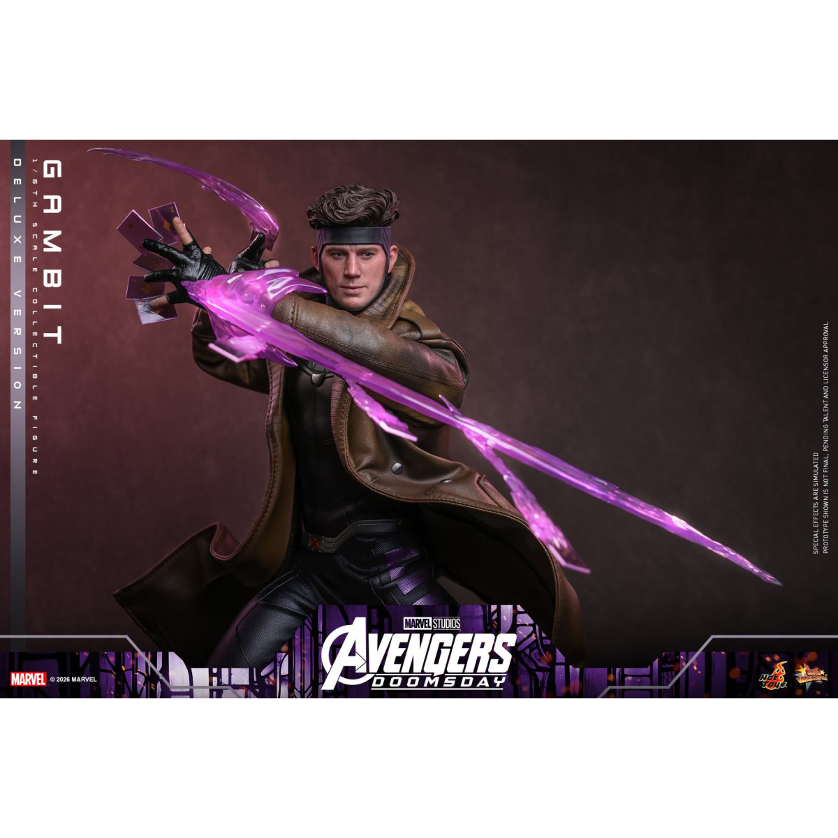 Hot Toys – Gambit Deluxe version MMS , Maßstab 1:6 – Avengers: Doomsday