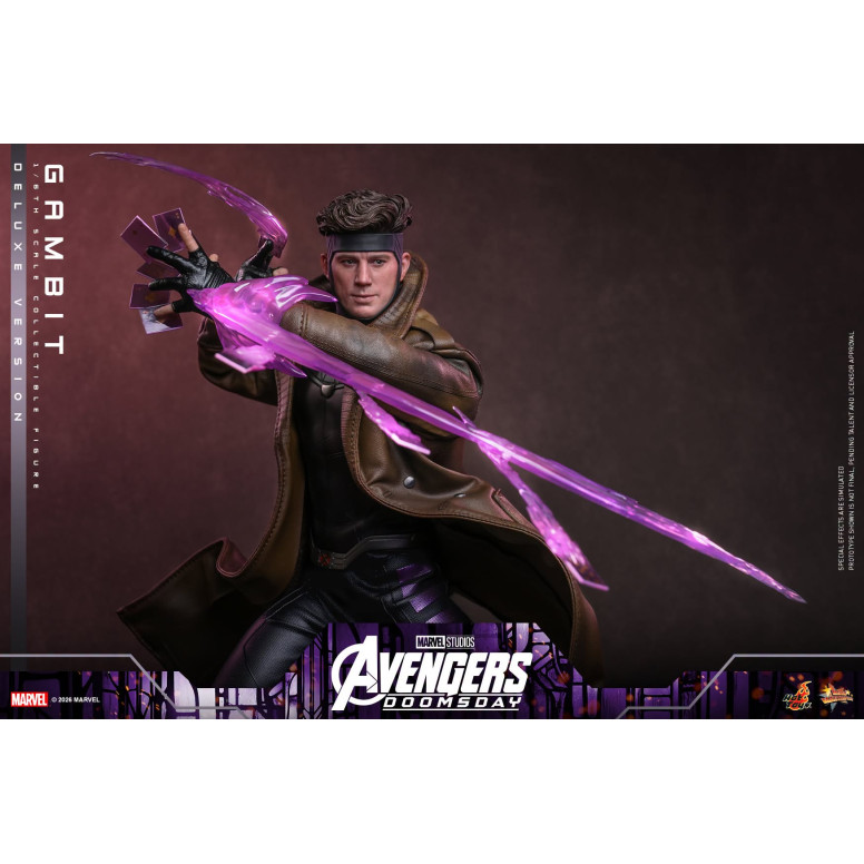 Hot Toys – Gambit Deluxe version MMS , Maßstab 1:6 – Avengers: Doomsday
