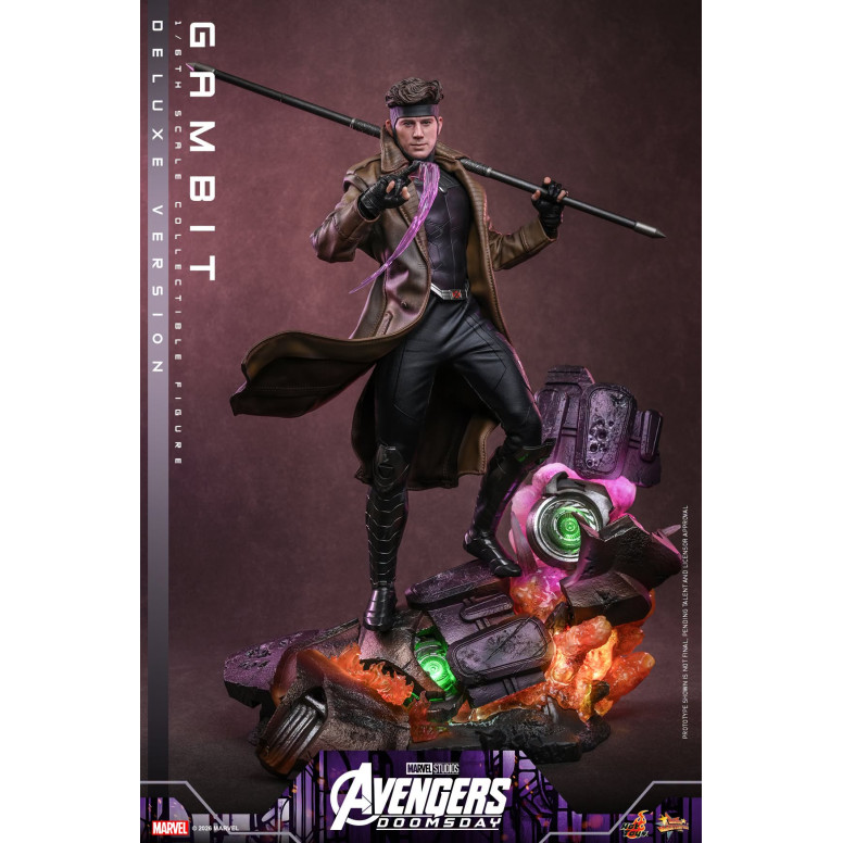Hot Toys – Gambit Deluxe version MMS , Maßstab 1:6 – Avengers: Doomsday