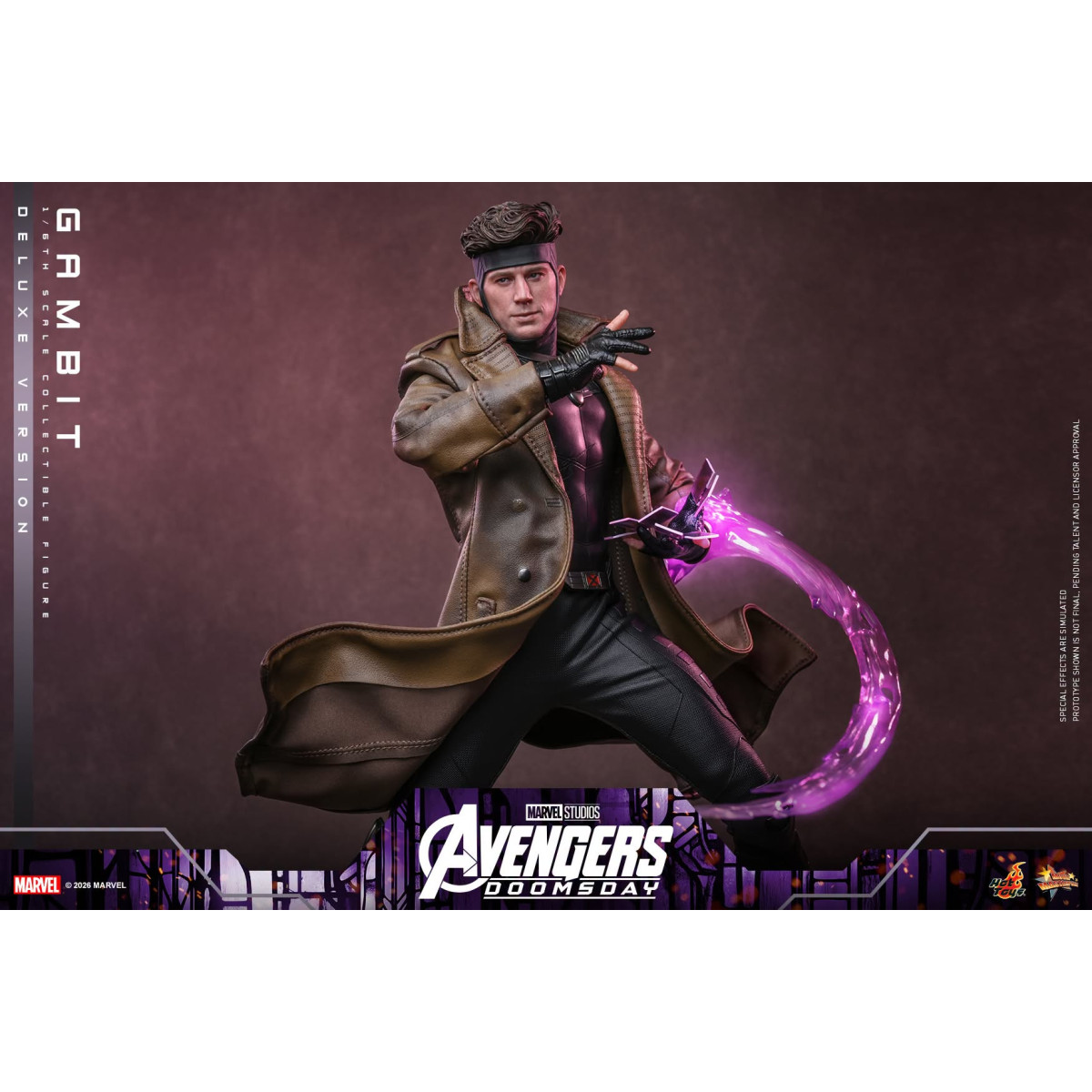 Hot Toys – Gambit Deluxe version MMS , Maßstab 1:6 – Avengers: Doomsday