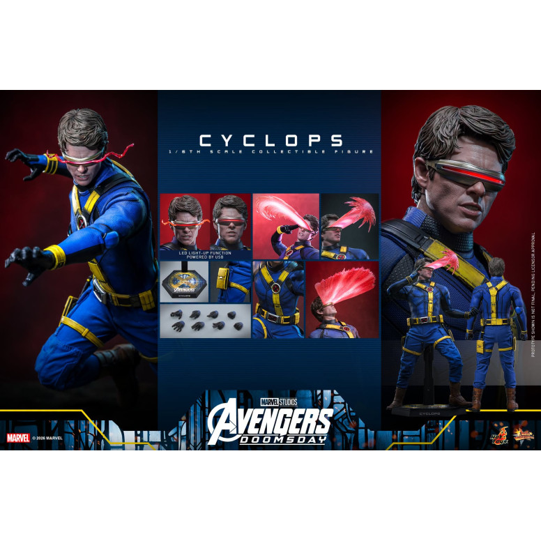 Hot Toys – Cyclops „ MMS “ im Maßstab 1:6 – „ Avengers “: Doomsday