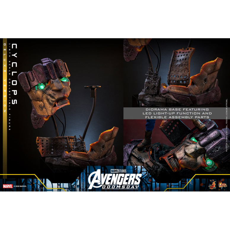 Hot Toys – Cyclops Deluxe-Version „ MMS “ im Maßstab 1:6 – „ Avengers “: Doomsday
