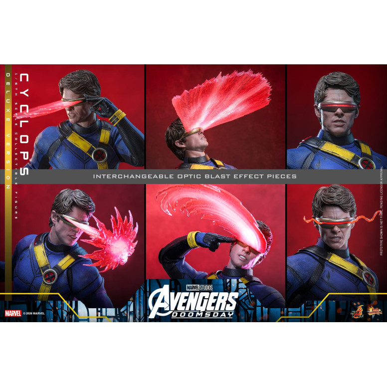 Hot Toys – Cyclops Deluxe-Version „ MMS “ im Maßstab 1:6 – „ Avengers “: Doomsday