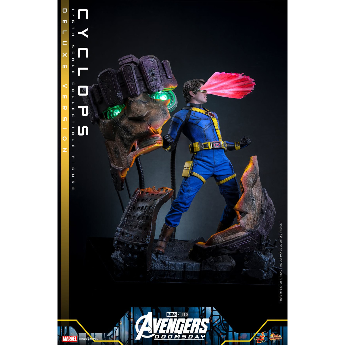 Hot Toys – Cyclops Deluxe-Version „ MMS “ im Maßstab 1:6 – „ Avengers “: Doomsday