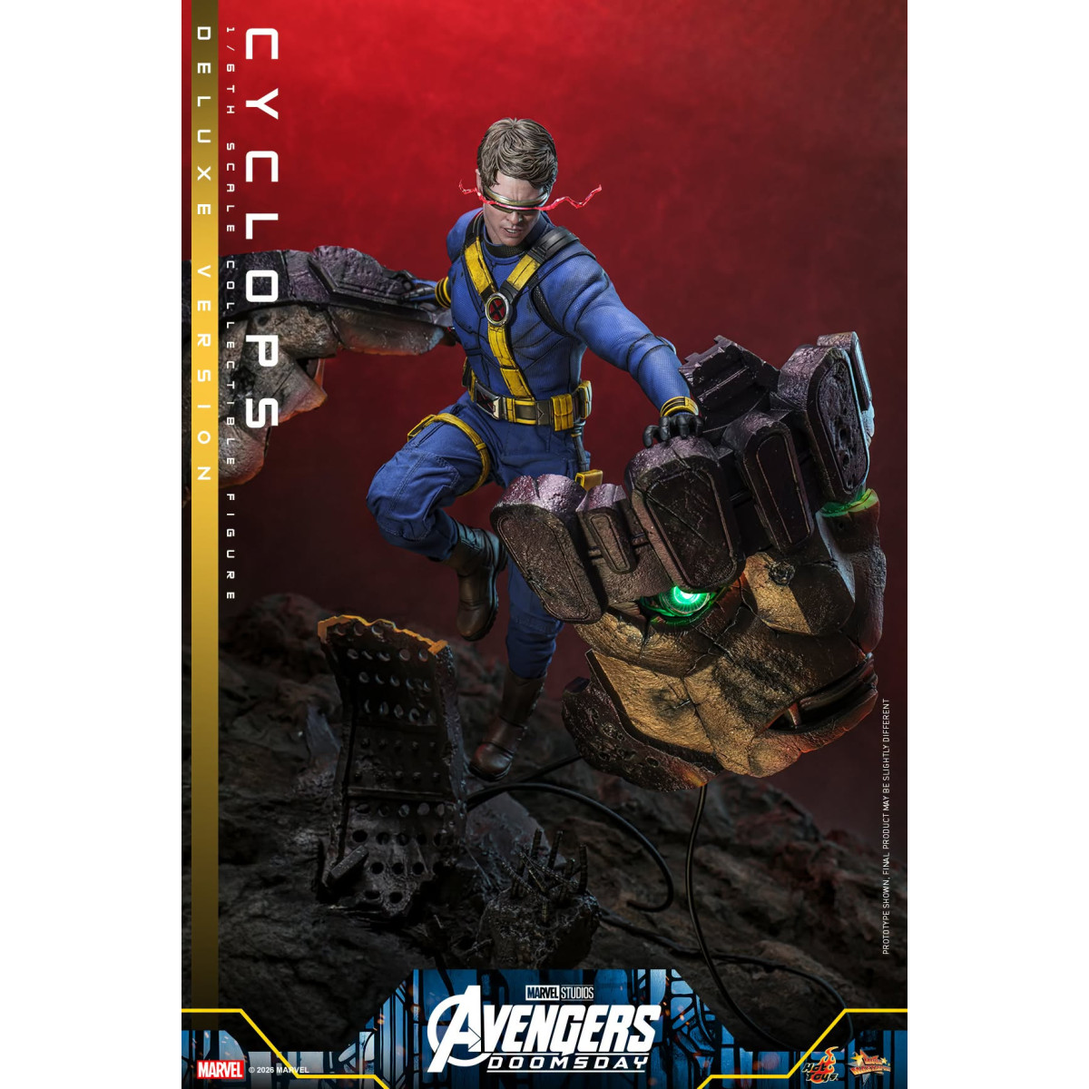 Hot Toys – Cyclops Deluxe-Version „ MMS “ im Maßstab 1:6 – „ Avengers “: Doomsday