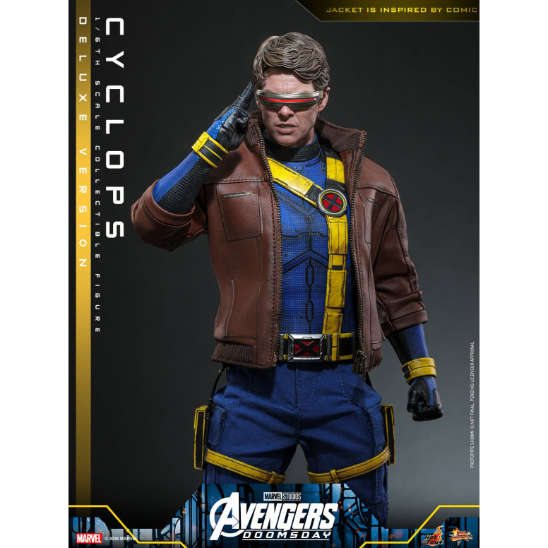 Hot Toys – Cyclops Deluxe-Version „ MMS “ im Maßstab 1:6 – „ Avengers “: Doomsday