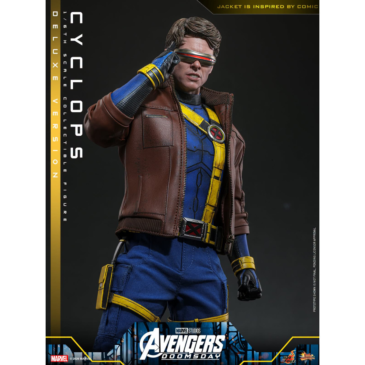 Hot Toys – Cyclops Deluxe-Version „ MMS “ im Maßstab 1:6 – „ Avengers “: Doomsday