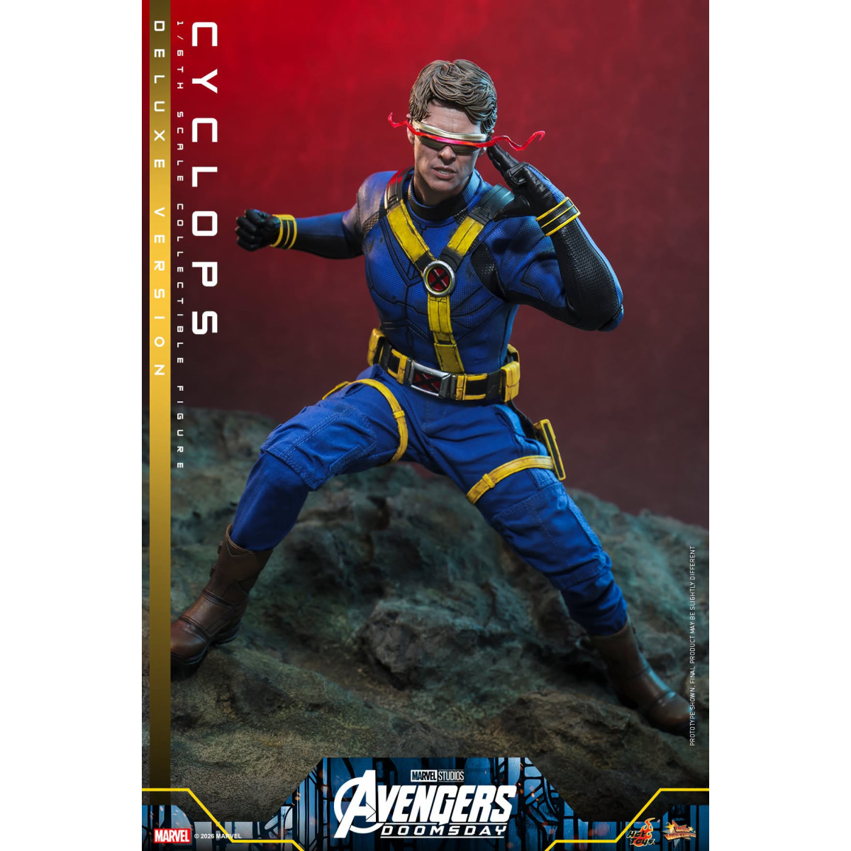 Hot Toys – Cyclops Deluxe-Version „ MMS “ im Maßstab 1:6 – „ Avengers “: Doomsday