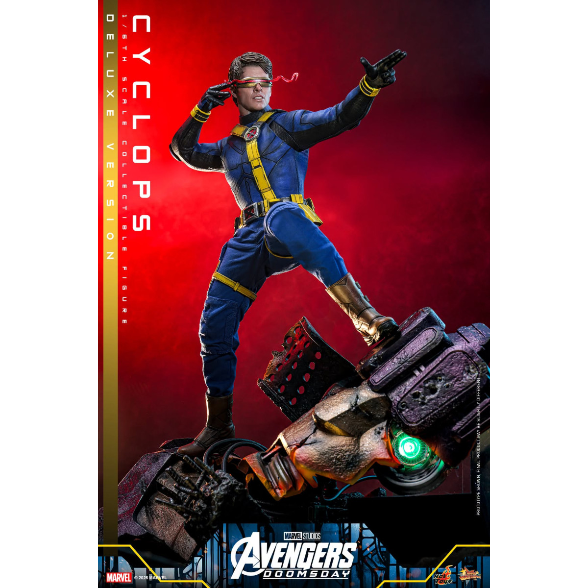 Hot Toys – Cyclops Deluxe-Version „ MMS “ im Maßstab 1:6 – „ Avengers “: Doomsday