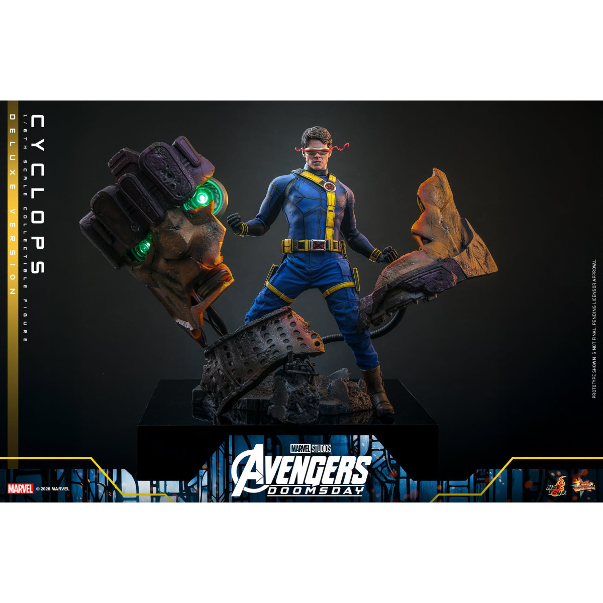 Hot Toys – Cyclops Deluxe-Version „ MMS “ im Maßstab 1:6 – „ Avengers “: Doomsday