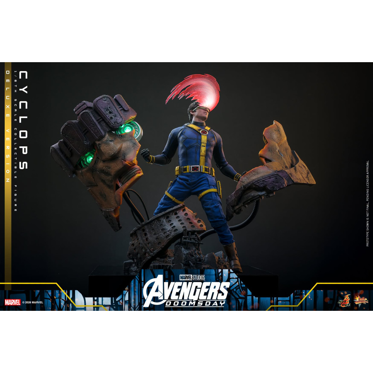 Hot Toys – Cyclops Deluxe-Version „ MMS “ im Maßstab 1:6 – „ Avengers “: Doomsday