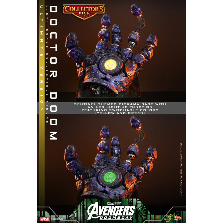 Hot Toys – Doctor Doom, Ultimate-Version MMS907, Maßstab 1:6 – Avengers: Doomsday