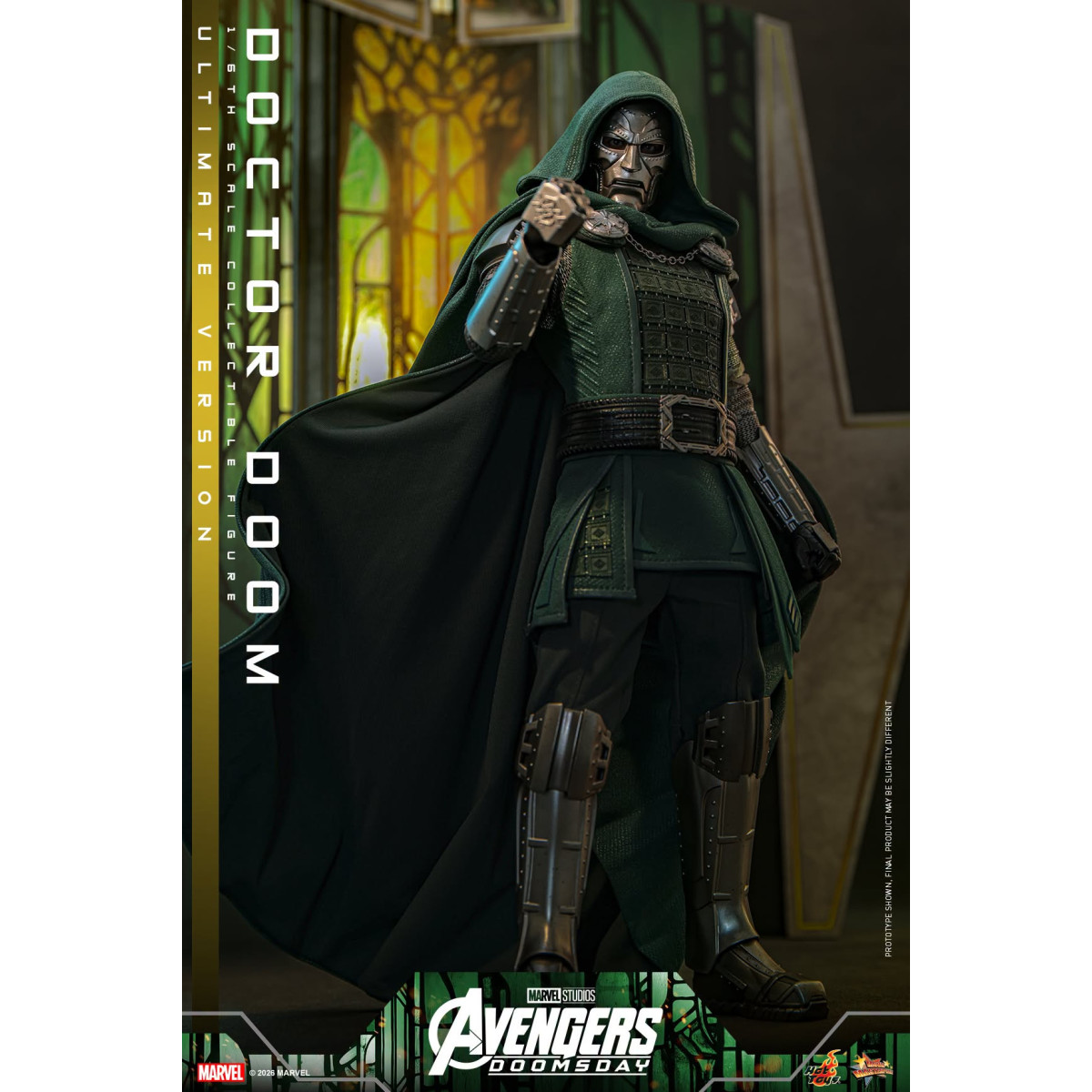 Hot Toys – Doctor Doom, Ultimate-Version MMS907, Maßstab 1:6 – Avengers: Doomsday