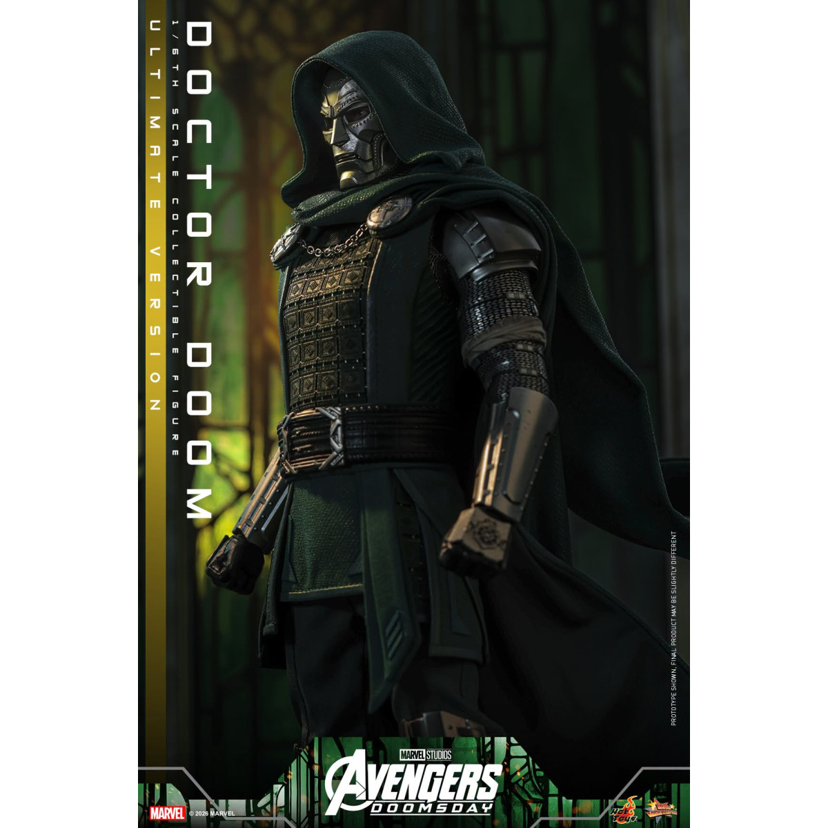 Hot Toys – Doctor Doom, Ultimate-Version MMS907, Maßstab 1:6 – Avengers: Doomsday