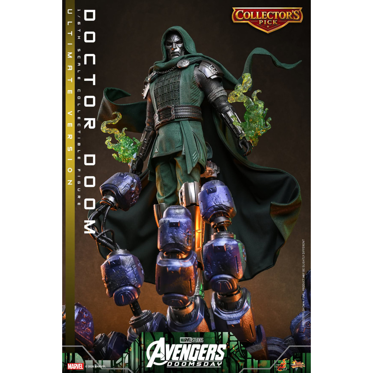 Hot Toys – Doctor Doom, Ultimate-Version MMS907, Maßstab 1:6 – Avengers: Doomsday