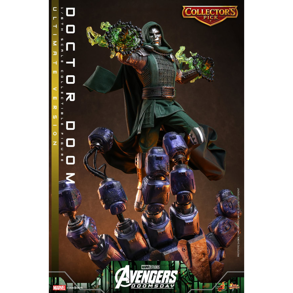 Hot Toys – Doctor Doom, Ultimate-Version MMS907, Maßstab 1:6 – Avengers: Doomsday