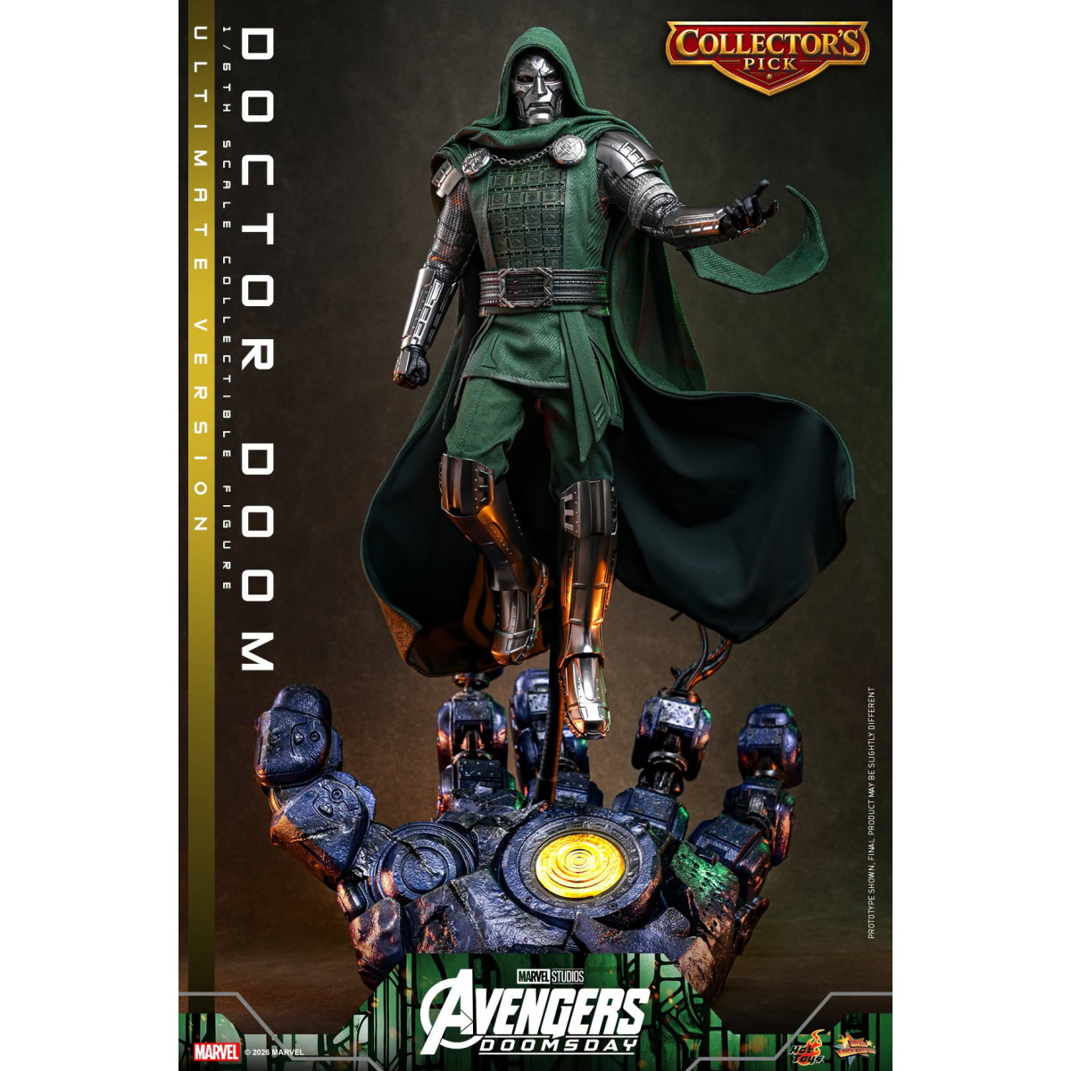 Hot Toys – Doctor Doom, Ultimate-Version MMS907, Maßstab 1:6 – Avengers: Doomsday