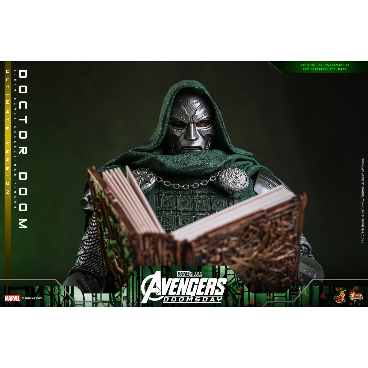 Hot Toys – Doctor Doom, Ultimate-Version MMS907, Maßstab 1:6 – Avengers: Doomsday