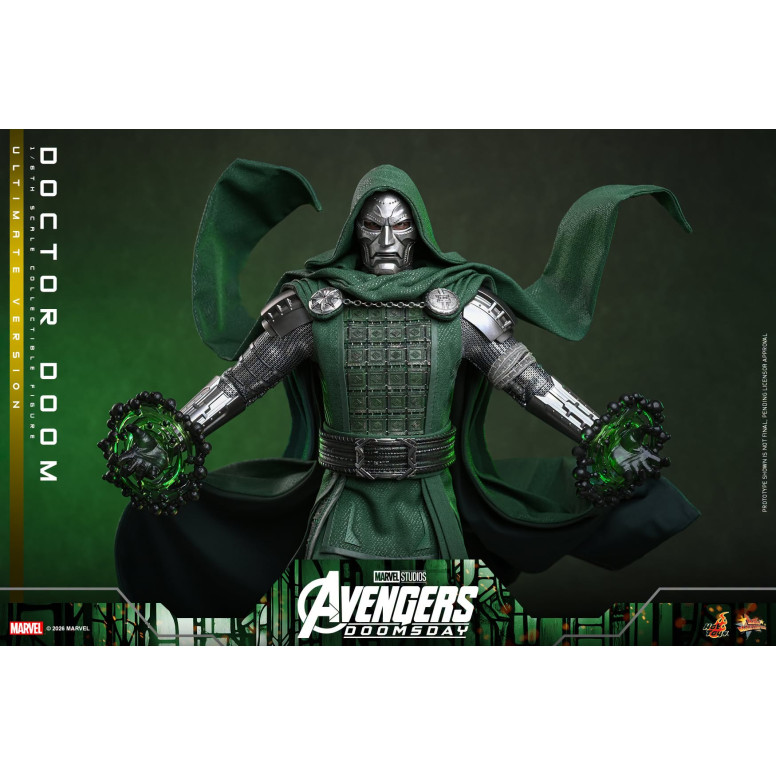 Hot Toys – Doctor Doom, Ultimate-Version MMS907, Maßstab 1:6 – Avengers: Doomsday