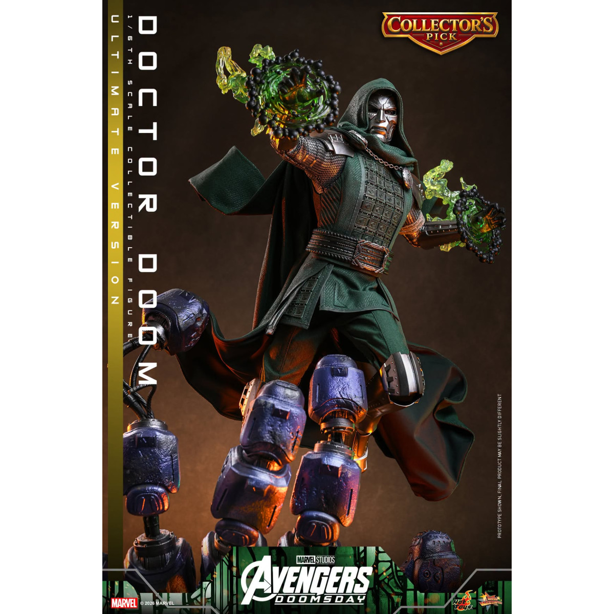 Hot Toys – Doctor Doom, Ultimate-Version MMS907, Maßstab 1:6 – Avengers: Doomsday