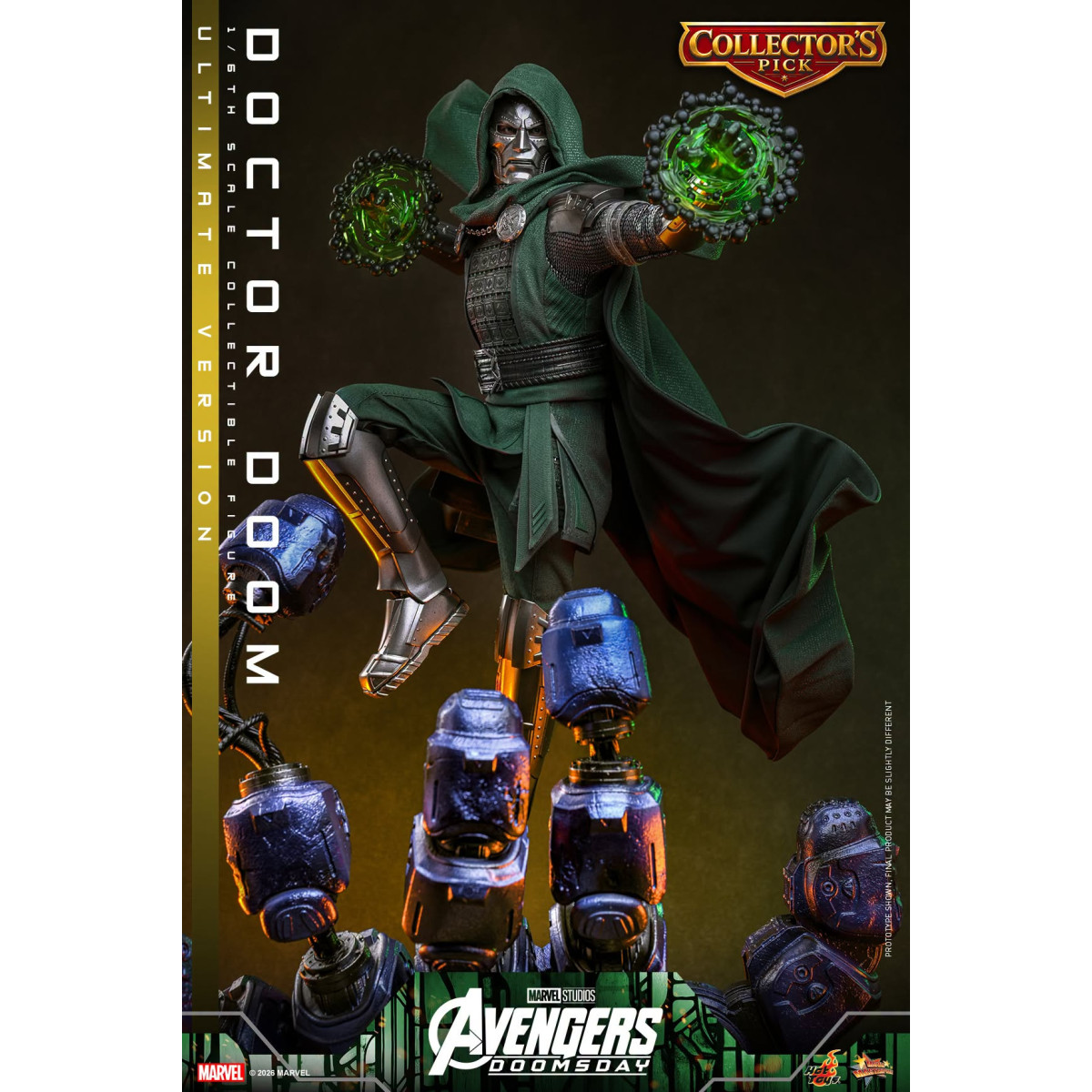Hot Toys – Doctor Doom, Ultimate-Version MMS907, Maßstab 1:6 – Avengers: Doomsday