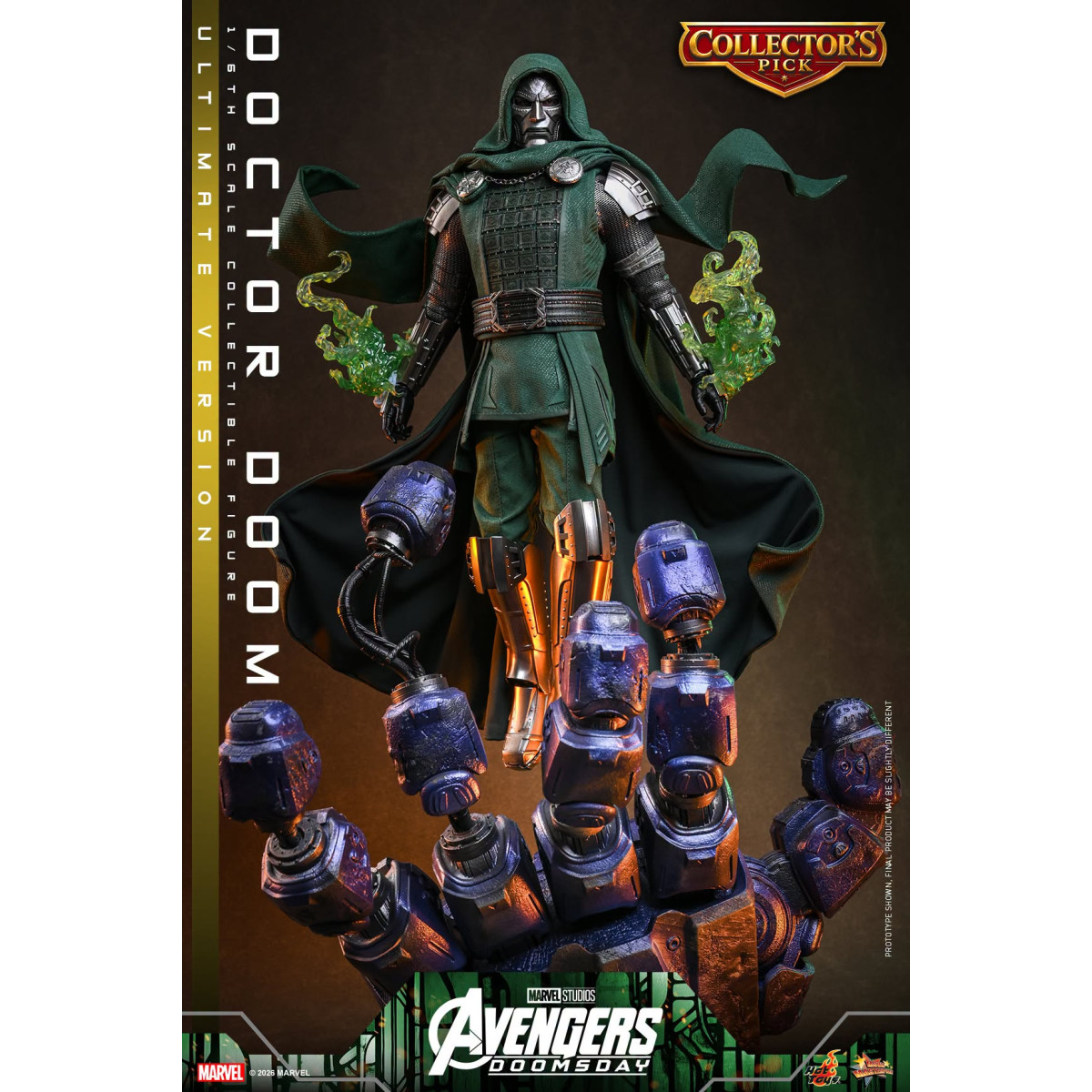 Hot Toys – Doctor Doom, Ultimate-Version MMS907, Maßstab 1:6 – Avengers: Doomsday