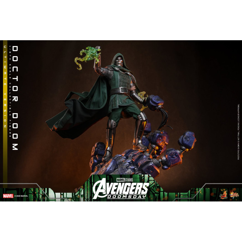 Hot Toys – Doctor Doom, Ultimate-Version MMS907, Maßstab 1:6 – Avengers: Doomsday