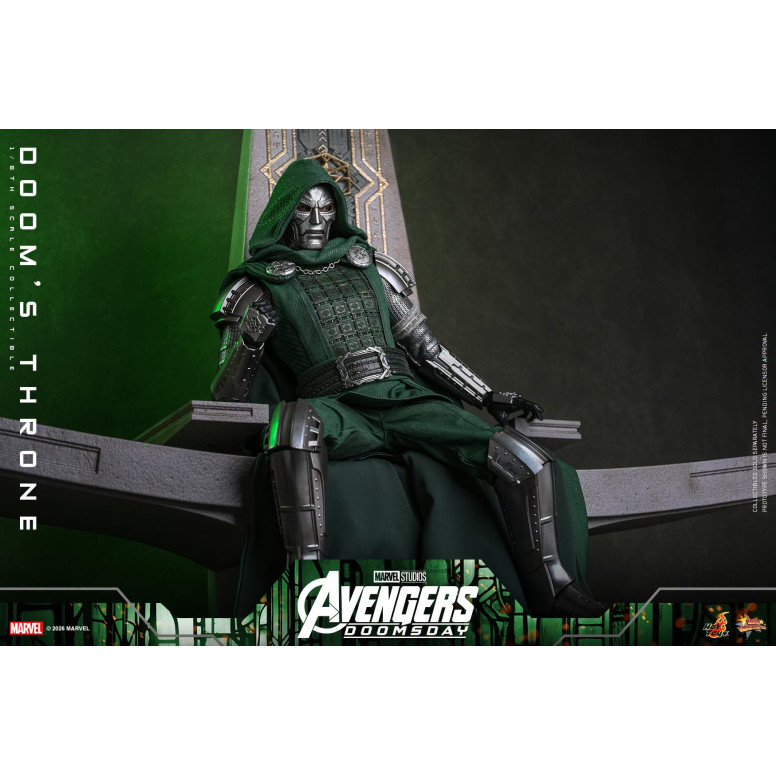 Hot Toys – „ Doom ’s Throne“ MMS, Maßstab 1:6 – „ Avengers: Doomsday“