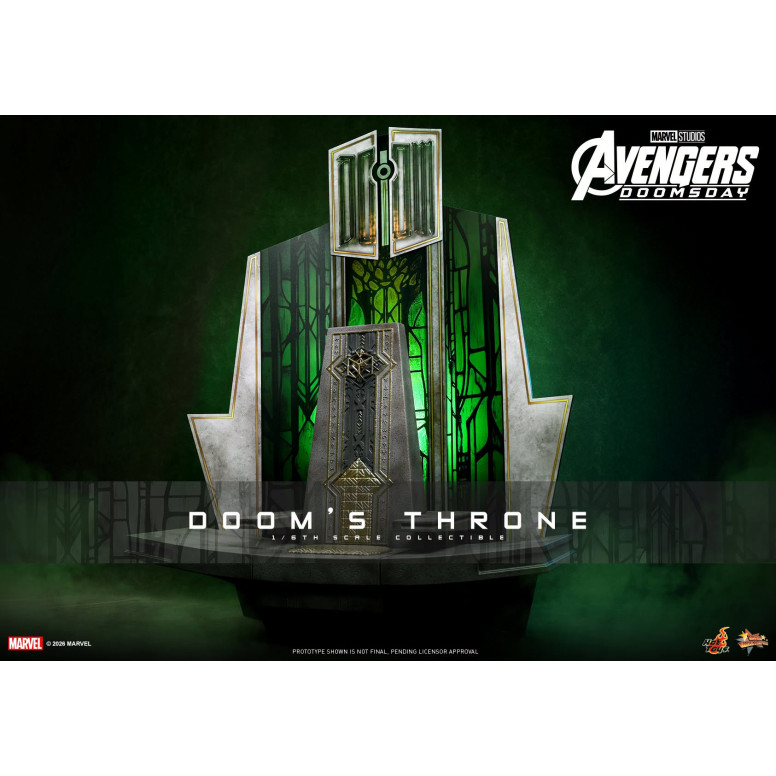Hot Toys – „ Doom ’s Throne“ MMS, Maßstab 1:6 – „ Avengers: Doomsday“
