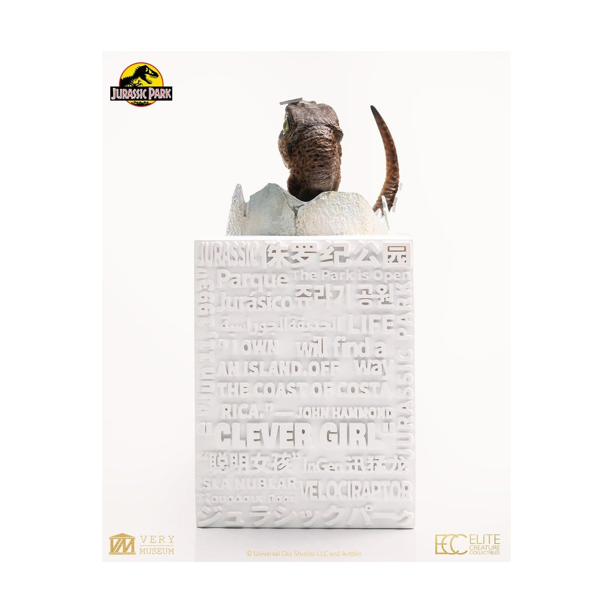 Toynami ECC Elite Creature Collectibles – Velociraptor-Brutei 1/1 – Jurassic Park