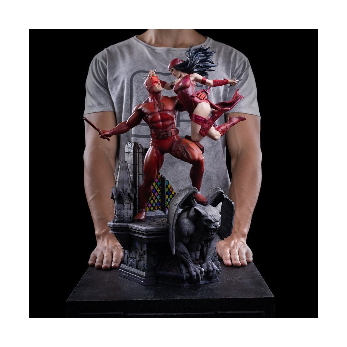 Iron Studios Marvel – „ Daredevil “ & „Elektra“ im Maßstab 1:6 – Daredevil