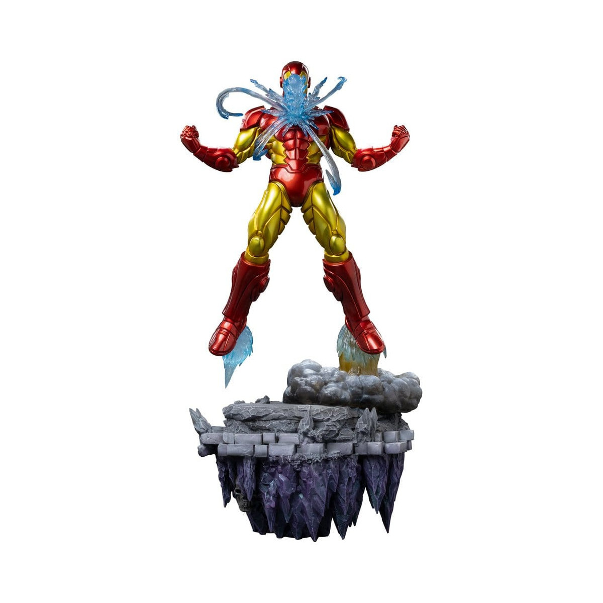 Iron Studios Marvel – „ Iron Man “ Deluxe Art, Maßstab 1:10 – „Infinity Gauntlet“-Diorama