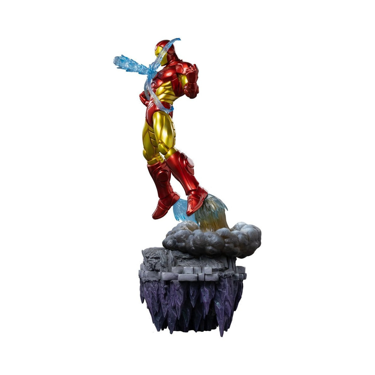 Iron Studios Marvel – „ Iron Man “ Deluxe Art, Maßstab 1:10 – „Infinity Gauntlet“-Diorama