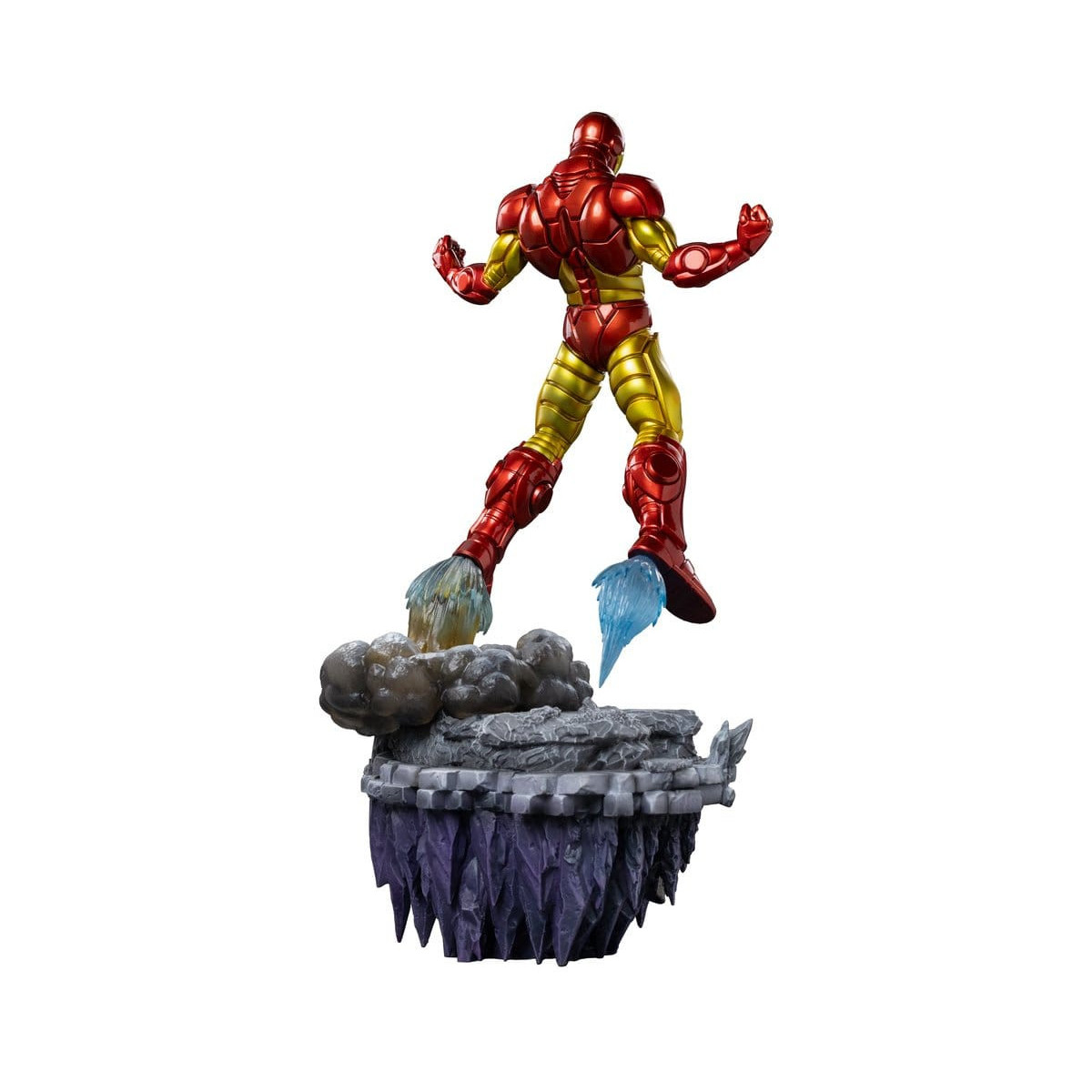 Iron Studios Marvel – „ Iron Man “ Deluxe Art, Maßstab 1:10 – „Infinity Gauntlet“-Diorama