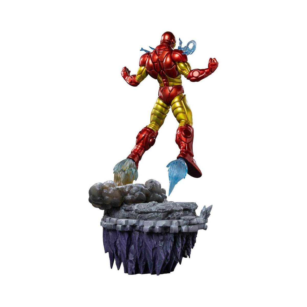 Iron Studios Marvel – „ Iron Man “ Deluxe Art, Maßstab 1:10 – „Infinity Gauntlet“-Diorama