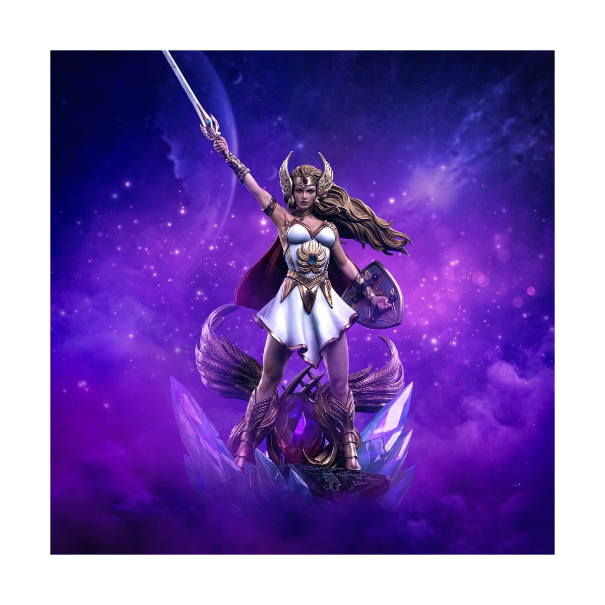 Iron Studios – She-Ra Unleashed Art, Maßstab 1:10 – Masters of the Universe – Die Meister des Universums