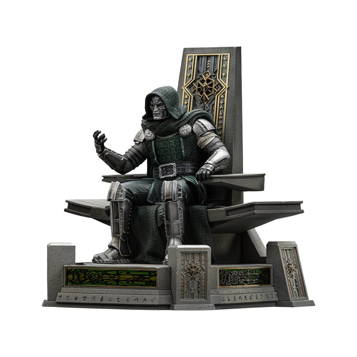 Iron Studios Marvel – Doctor Doom auf dem Thron, Maßstab 1:10 – „ Avengers “: Doomsday