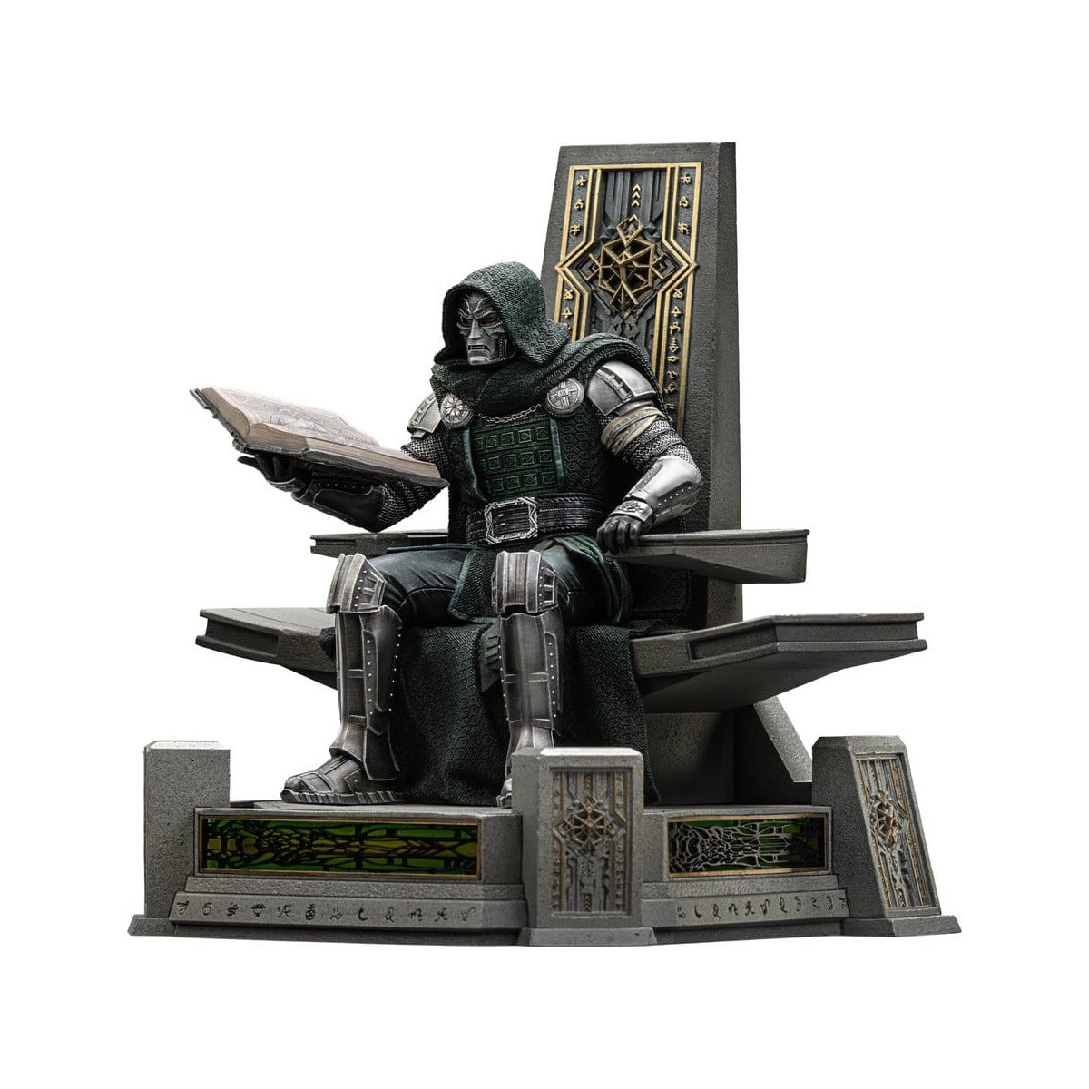 Iron Studios Marvel – Doctor Doom auf dem Thron, Maßstab 1:10 – „ Avengers “: Doomsday
