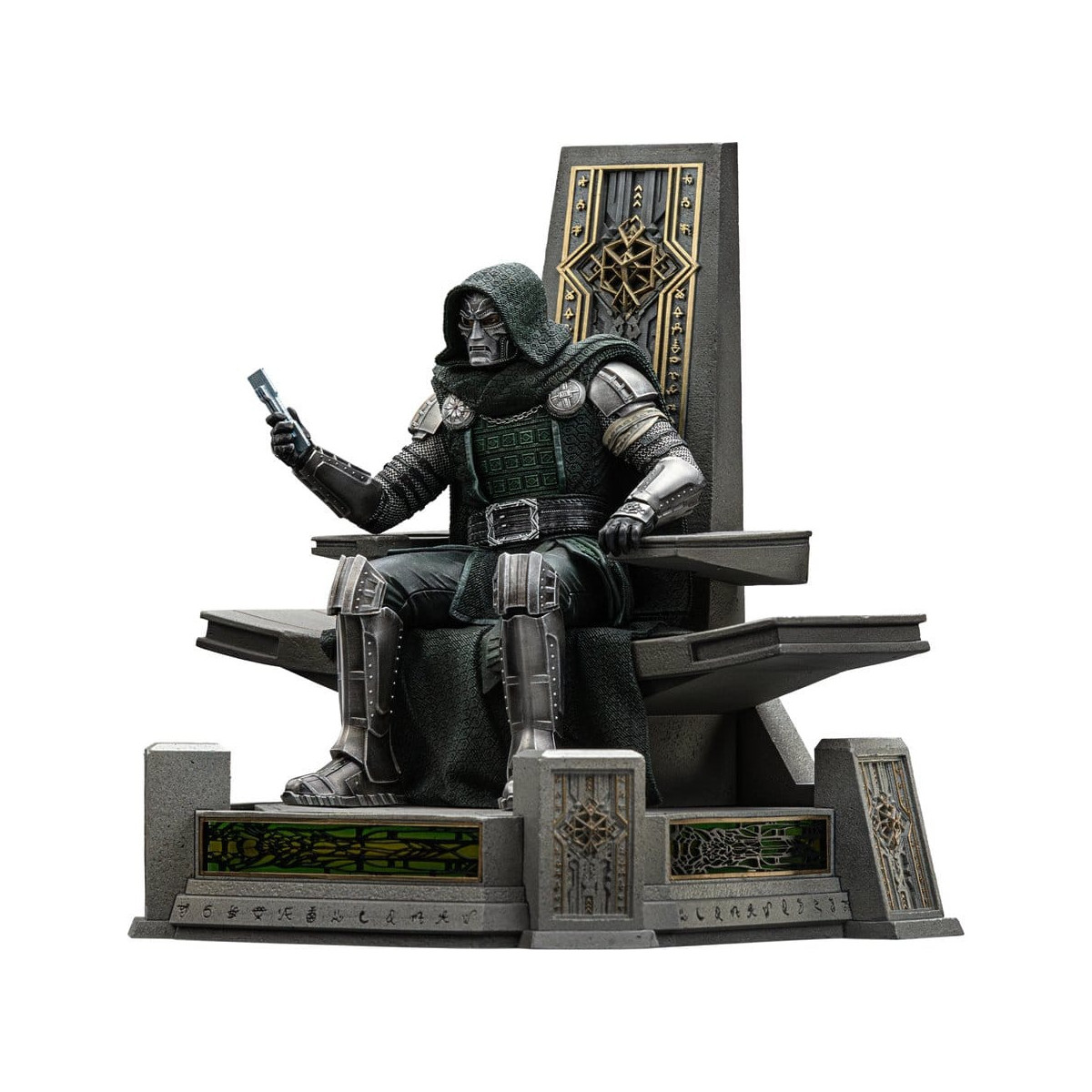 Iron Studios Marvel – Doctor Doom auf dem Thron, Maßstab 1:10 – „ Avengers “: Doomsday