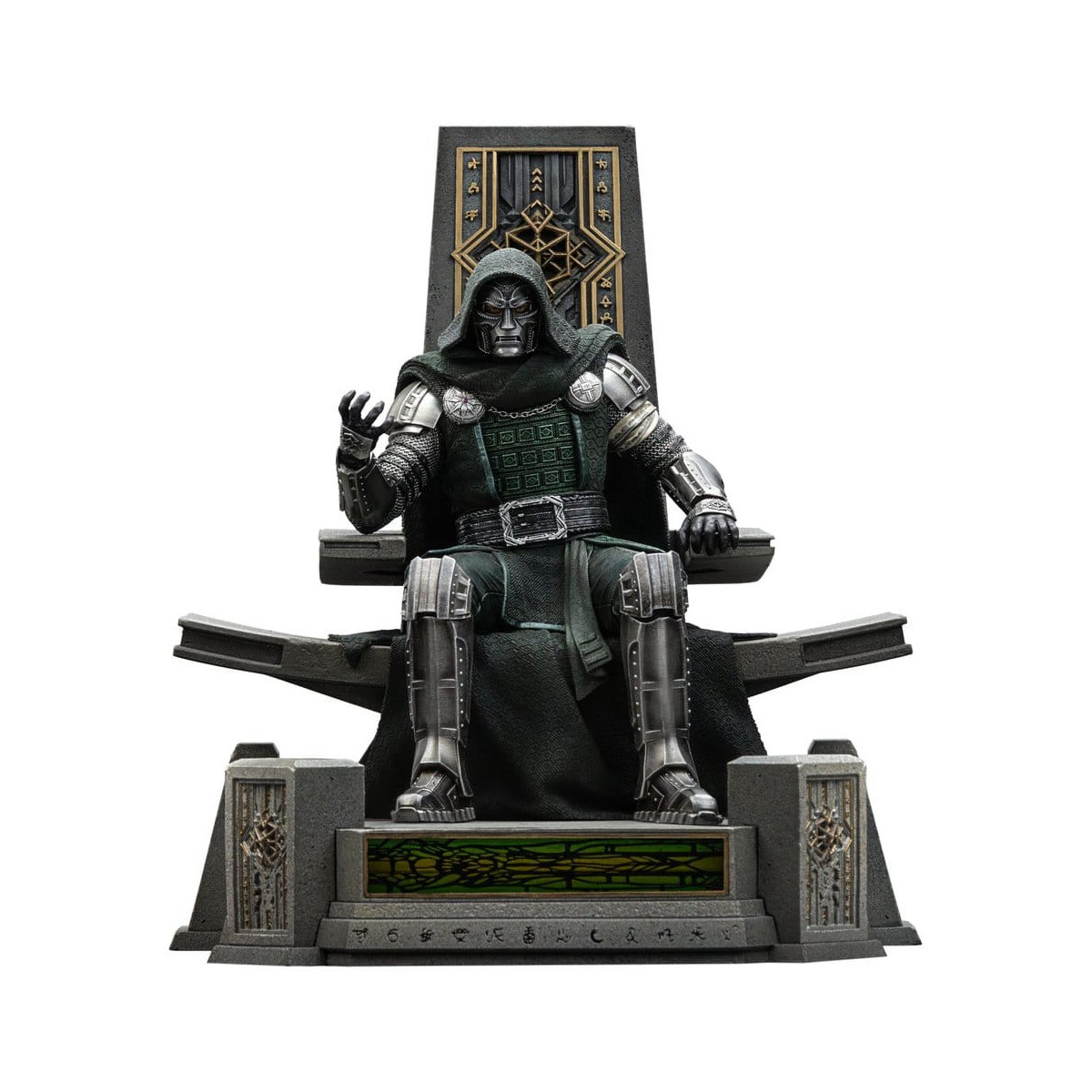 Iron Studios Marvel – Doctor Doom auf dem Thron, Maßstab 1:10 – „ Avengers “: Doomsday