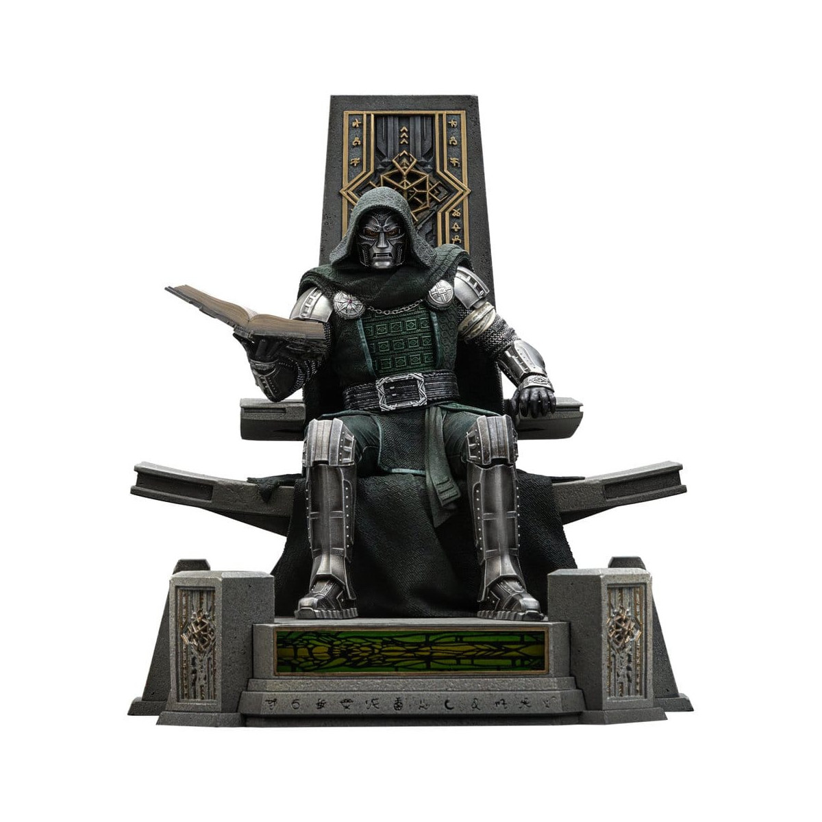 Iron Studios Marvel – Doctor Doom auf dem Thron, Maßstab 1:10 – „ Avengers “: Doomsday