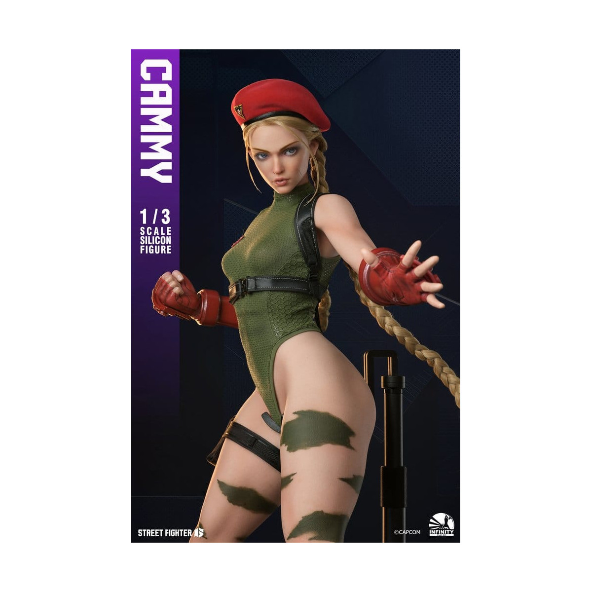 Infinity Studio – „ Street Fighter “ 6 – Actionfigur „CAMMY“ aus Vollsilikon im Maßstab 1:3