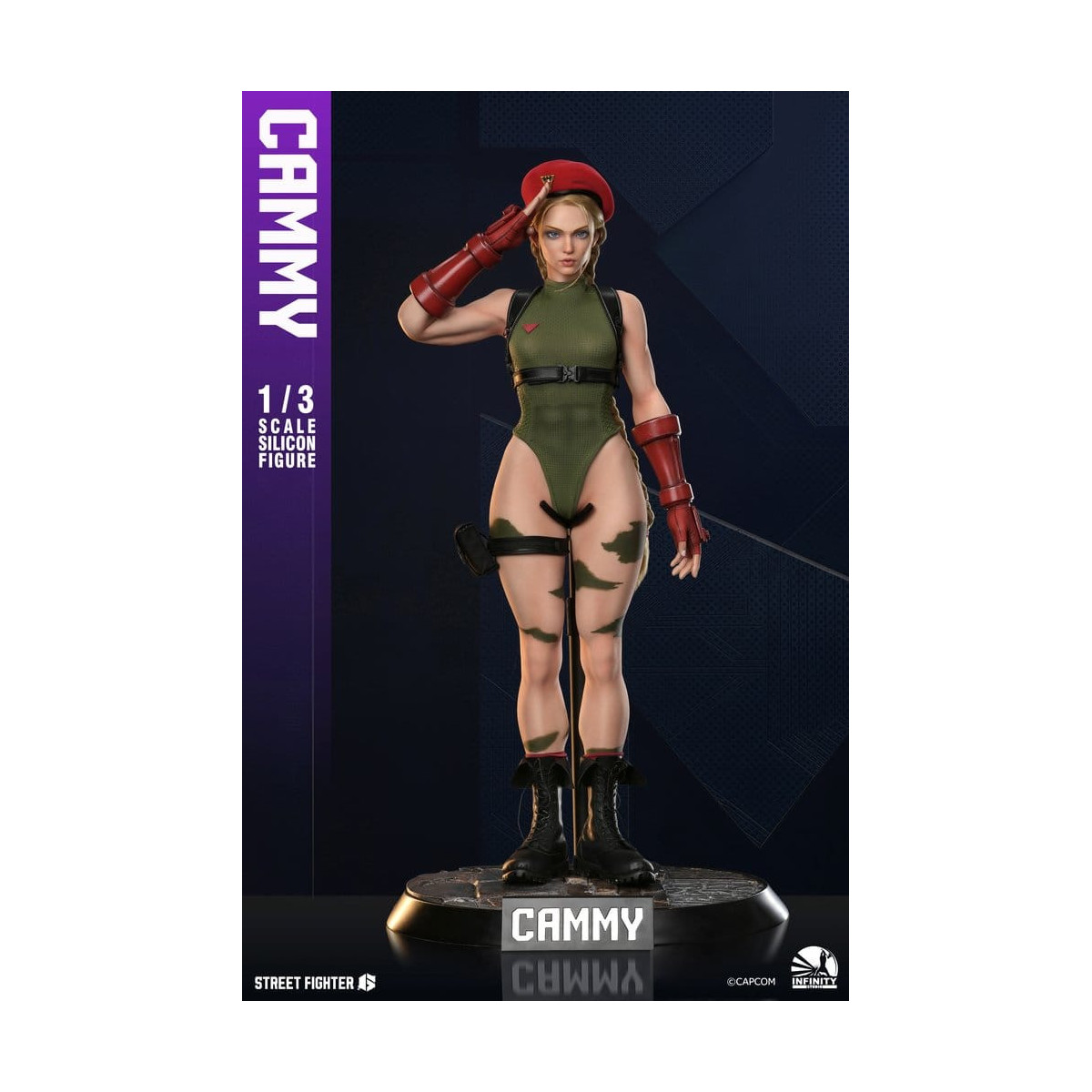 Infinity Studio – „ Street Fighter “ 6 – Actionfigur „CAMMY“ aus Vollsilikon im Maßstab 1:3