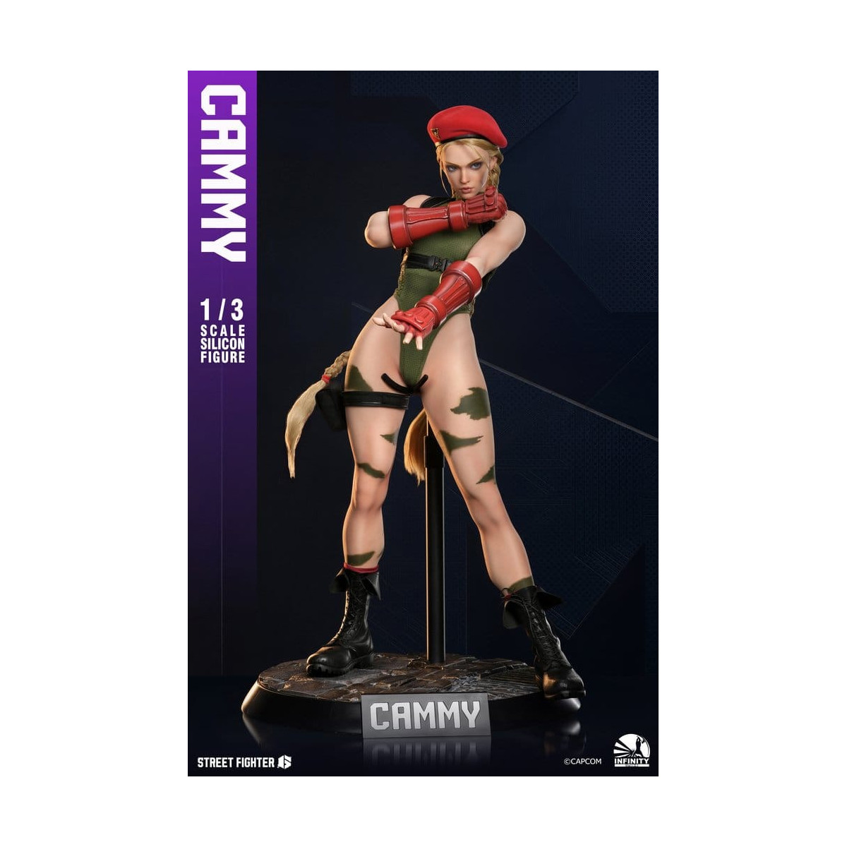 Infinity Studio – „ Street Fighter “ 6 – Actionfigur „CAMMY“ aus Vollsilikon im Maßstab 1:3