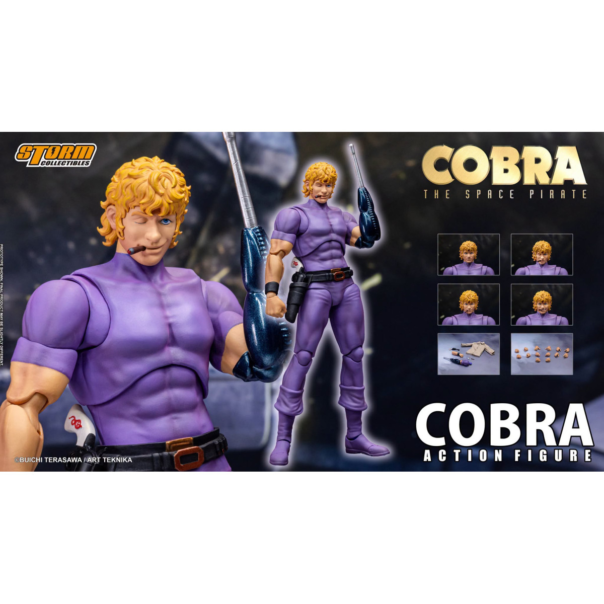 Storm Collectibles - „ Cobra “ Sonderausgabe – THE SPACE PIRATE – Weltraumabenteuer Cobra