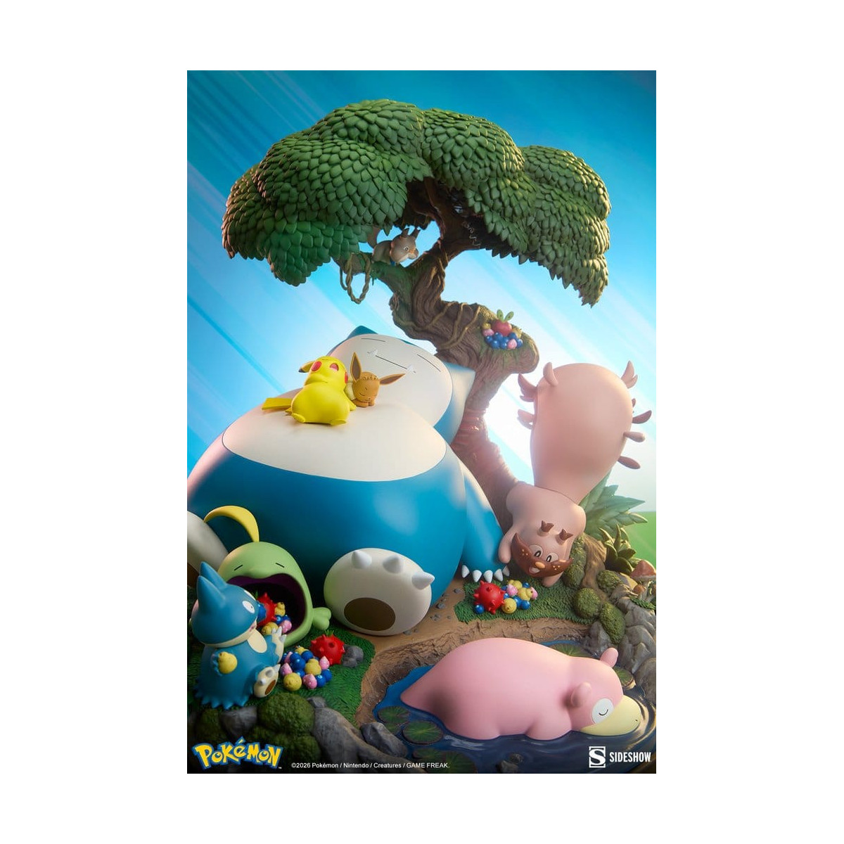 Sideshow Pokémon - Snorlax-Diorama