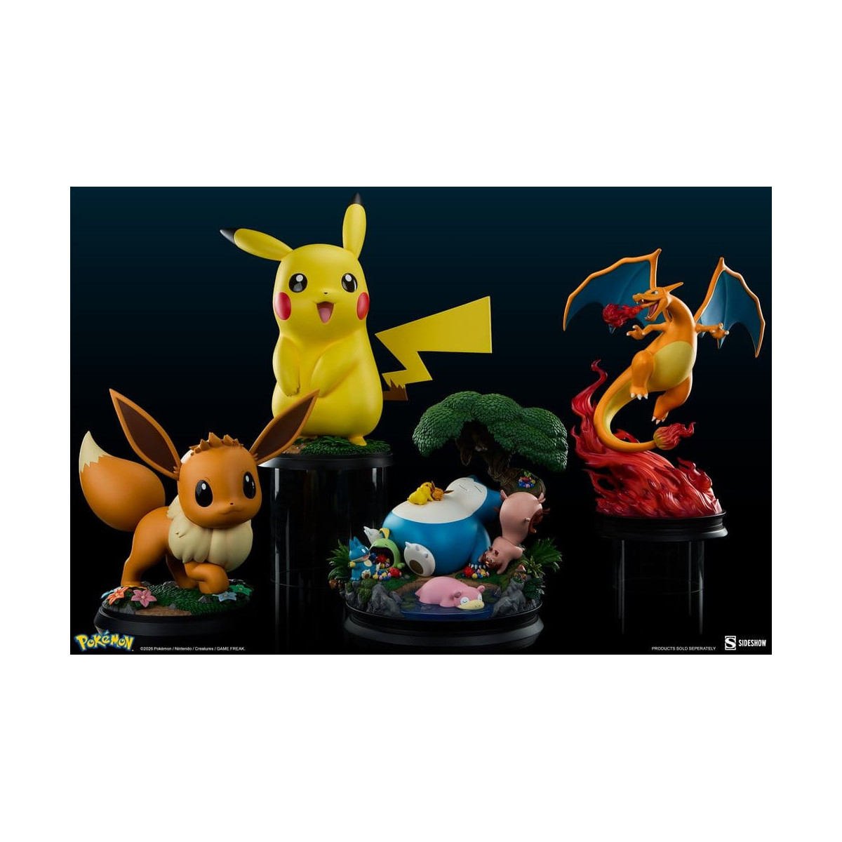 Sideshow Pokémon - Snorlax-Diorama