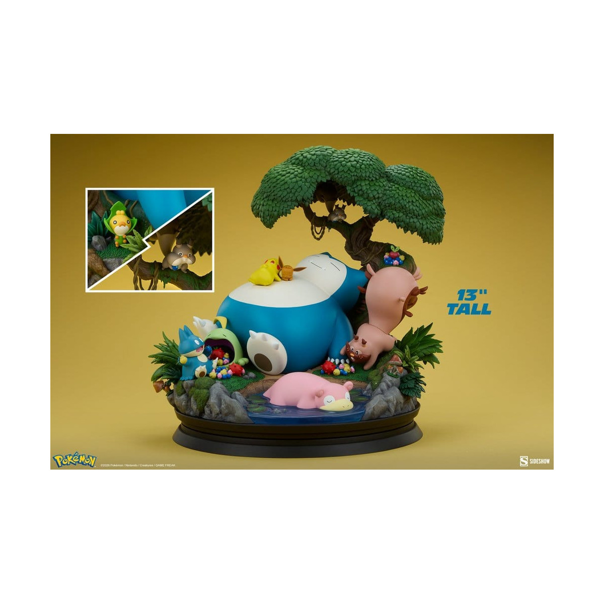 Sideshow Pokémon - Snorlax-Diorama