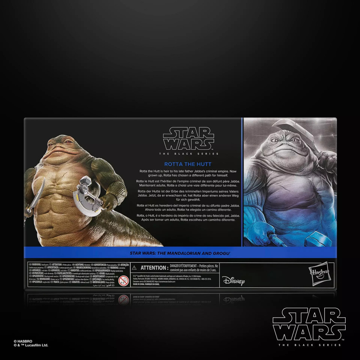 Hasbro Star Wars The Black Series – Rotta the Hutt – The Mandalorian & Grogu