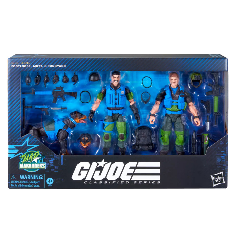 Hasbro G.I.JOE Classified-Reihe – Mad Marauders: Footloose & Mutt & Junkyard
